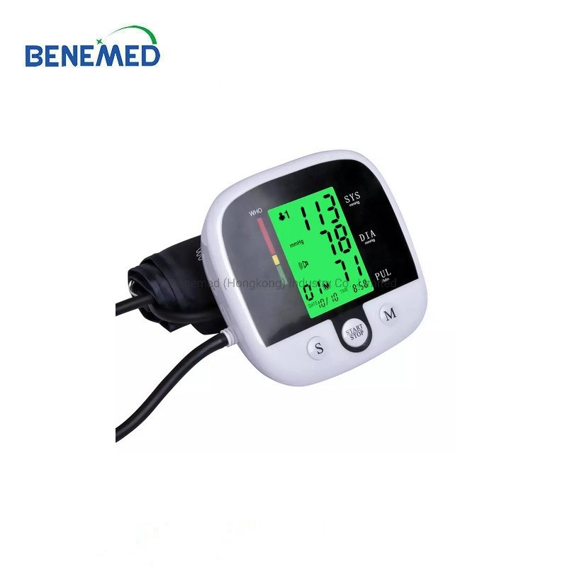 Digital Bp Apparatus Wrist Blood Pressure Monitor with Rechargeable Lithium Battery
