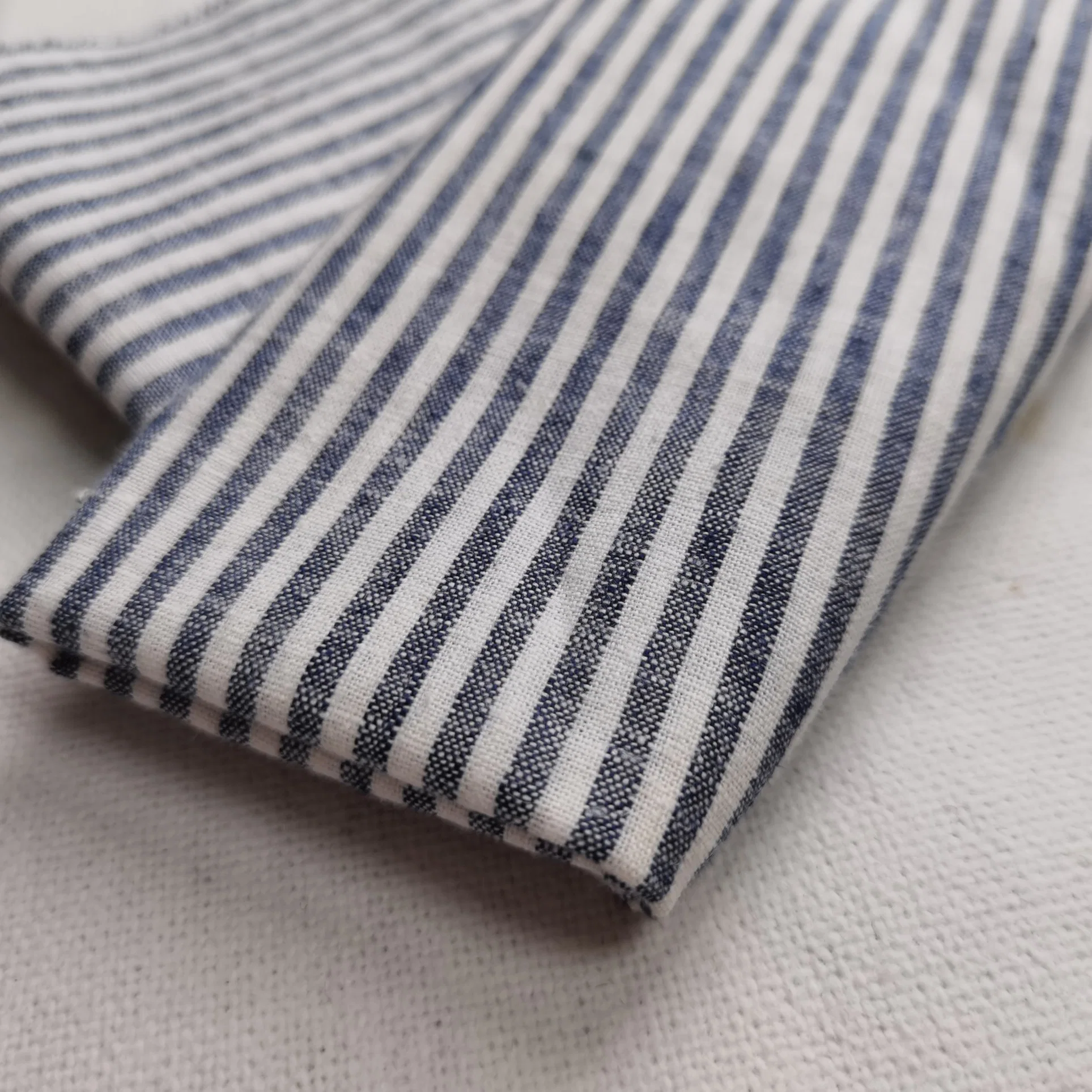 Linen Cotton Fabric for Household Suppliers and Garment 8*8 Yarn Dyed