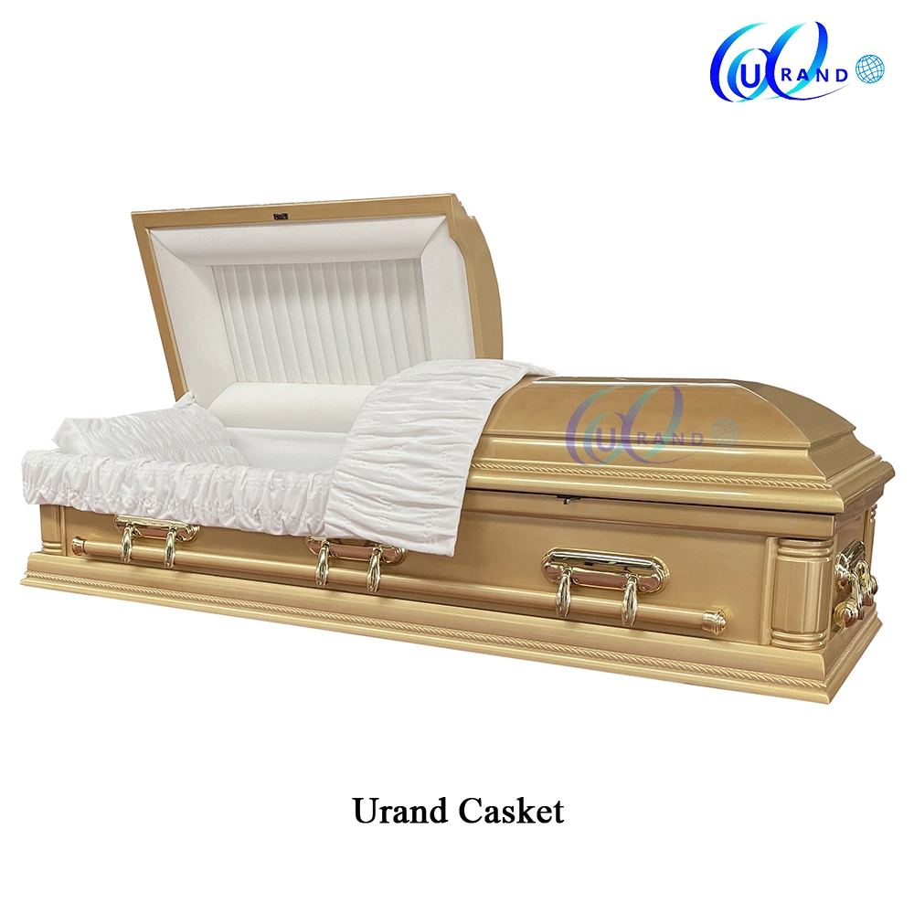 Metal Silver Color Unique Color for Special You Like Silver 18ga Solid Wood Casket