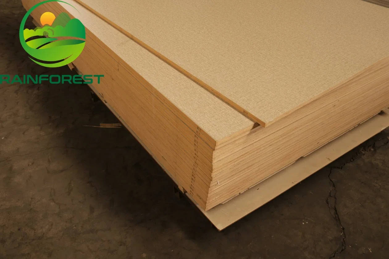 6mm Wood Grain Melamine Plywood for Furniture