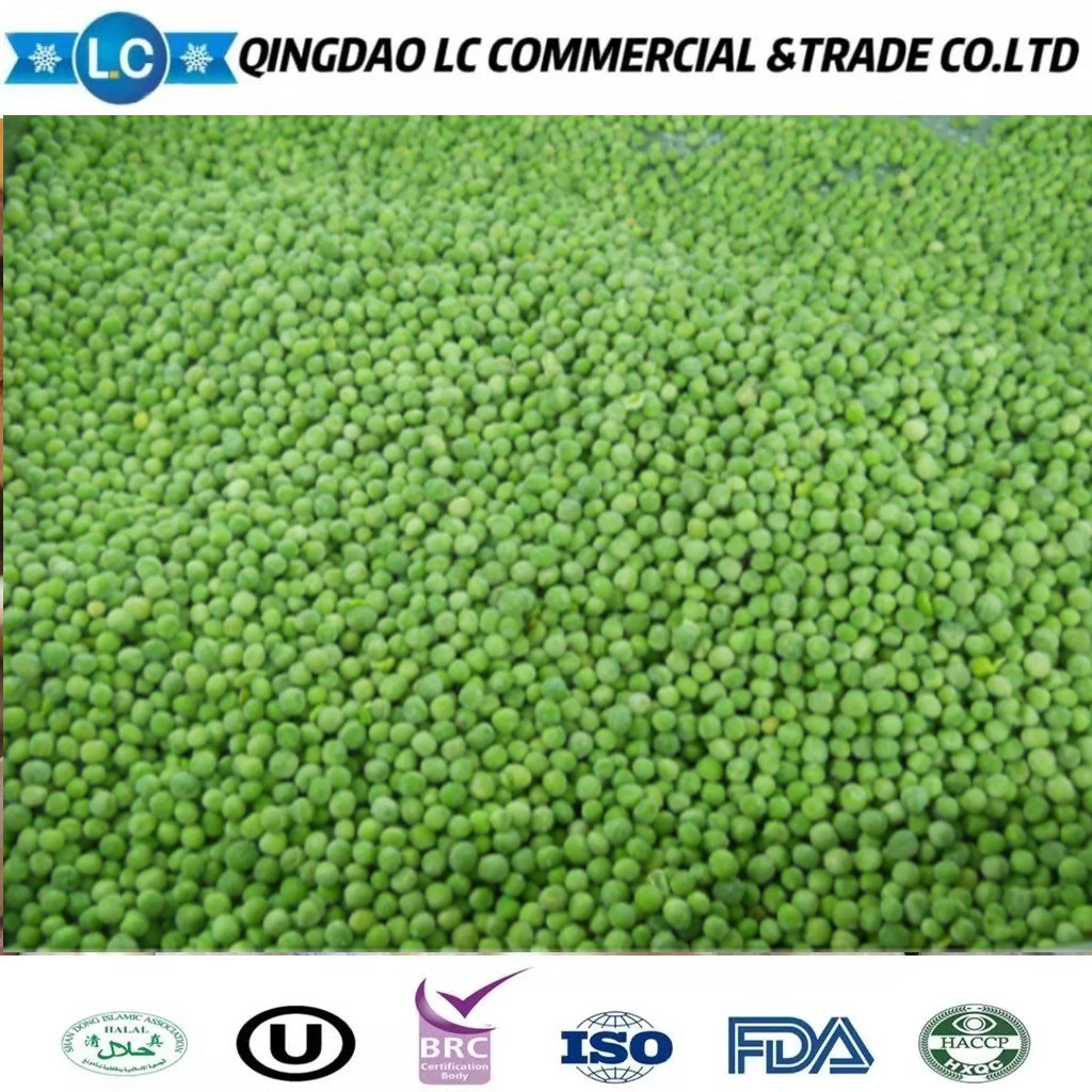 Manufacturers Production Line Bulk Price IQF Whole Frozen Green Peas