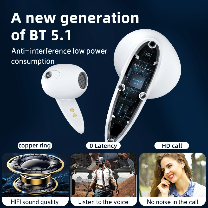 Tws беспроводные наушники для мобильного телефона Bluetooth версии 5.1