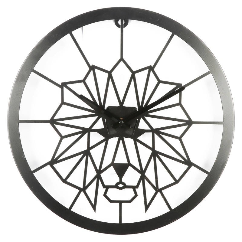 Round Vintage Oversized Industrial Metal Moving Gear Wall Clock