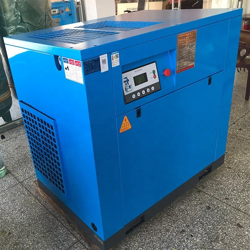 Cheap Price for 11kw 15HP Industrial Mini Small Electric Rotary Screw Type Air Compressors Pump with Dryer Same to Quincy Screw Air Compressor