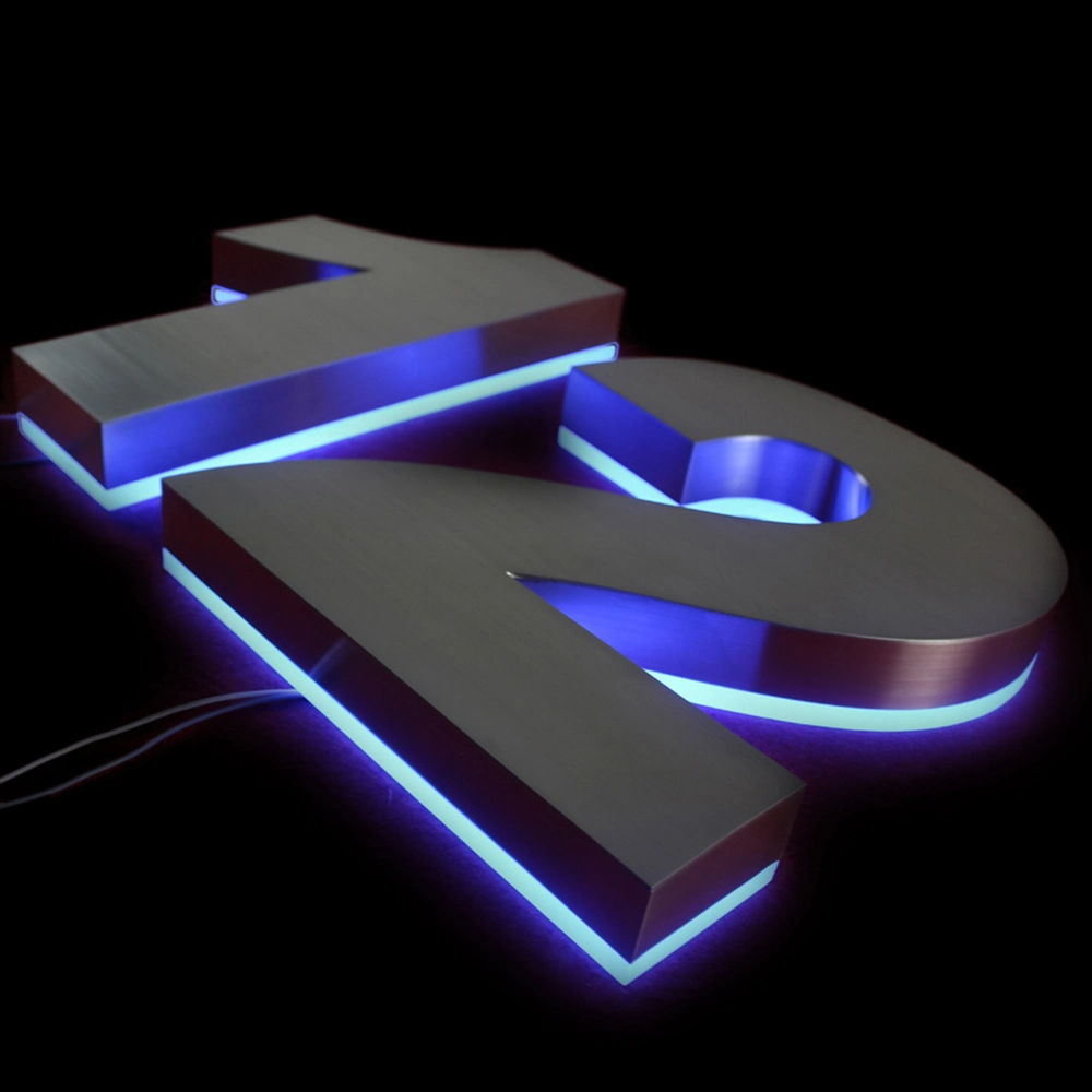 Custom Made Fabricated Backlit Outdoor LED Illuminated House Numbers