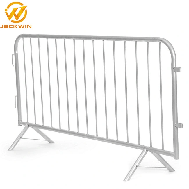 Highway Safety Barrier Galvanized Steel Crowd Control Barrier Removable Temporary Customized Barrier Fence