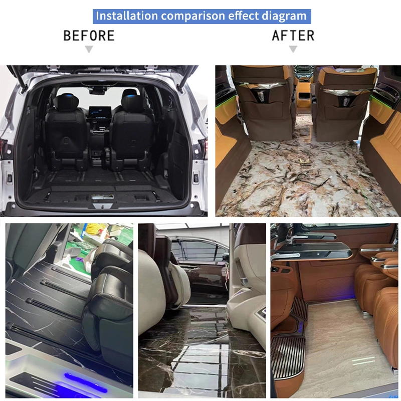 High quality/High cost performance  Automotive Flooring Aluminum Alloy Accepted for Custom Application in Vito Benz Interior Accessories