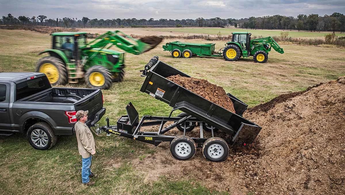 2023 reboque de caixa de descarga/automóvel/Utilitário/Fazenda 7X14 para serviço pesado