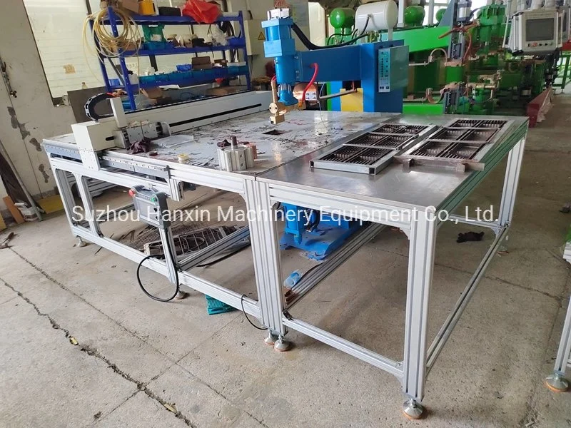 Steel Cage Wire Mesh Xy Table Multi 100kVA Pneumatic Spot Inverter Welding Machine