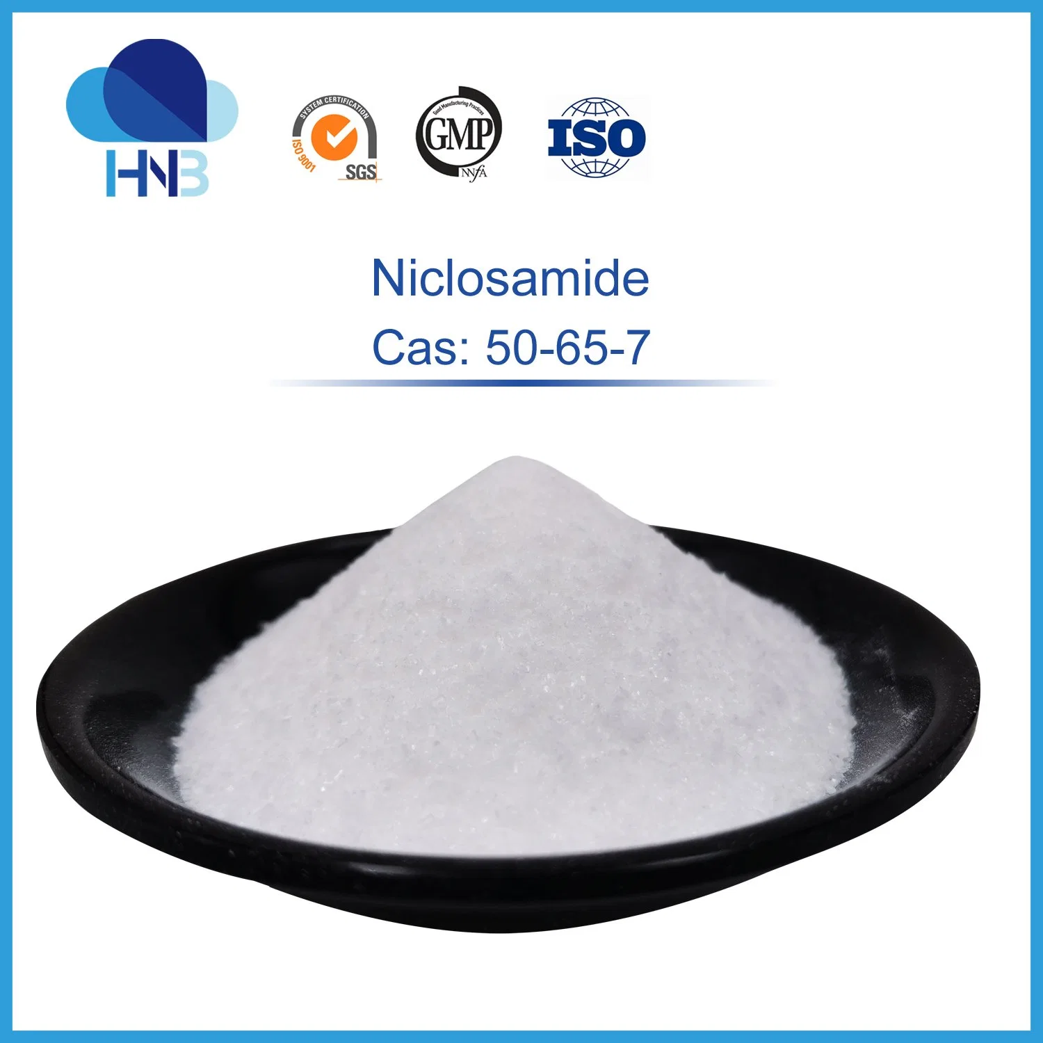 CAS: 50-65-7 Niclosamide Powder