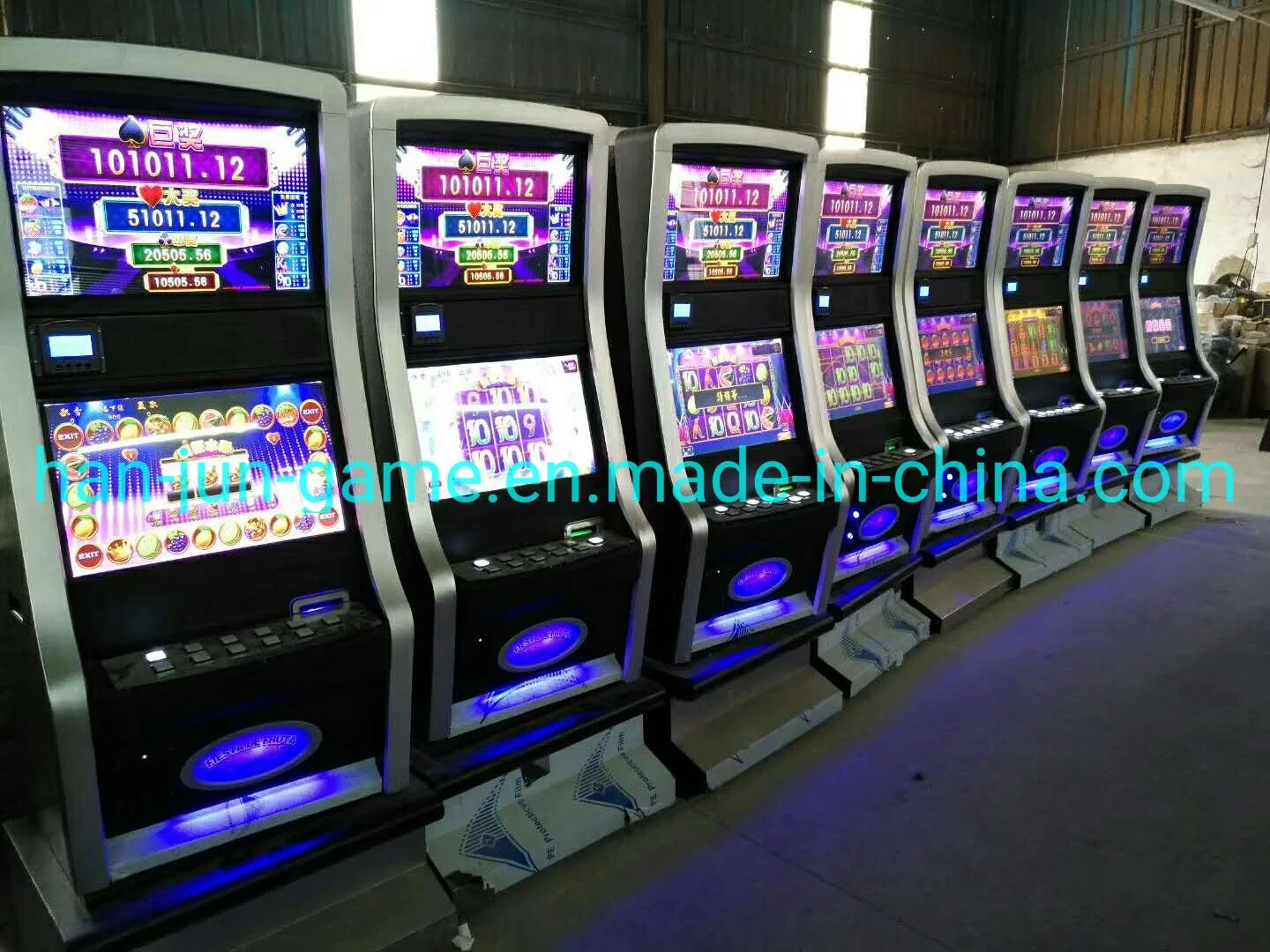 Casino De Jeu Vidéo Poker Slots Machine pour le terrain de jeux intérieur