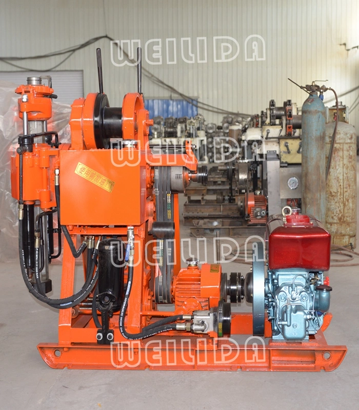 Portable 150m Depth Borehole Geological Drilling Rig for Water Well