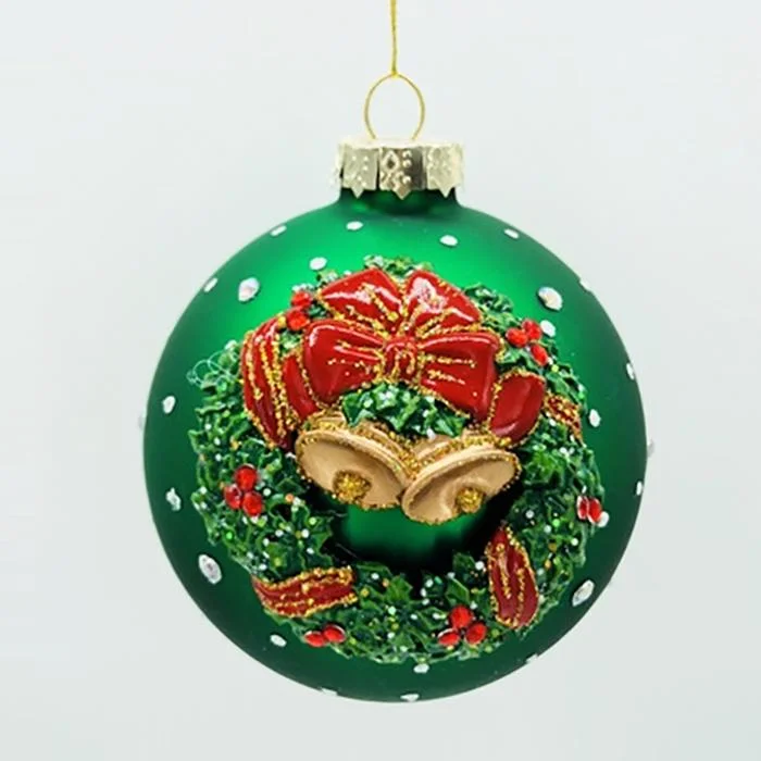 Tree Hanging Glass Ball with Hand Painted Home Decoration