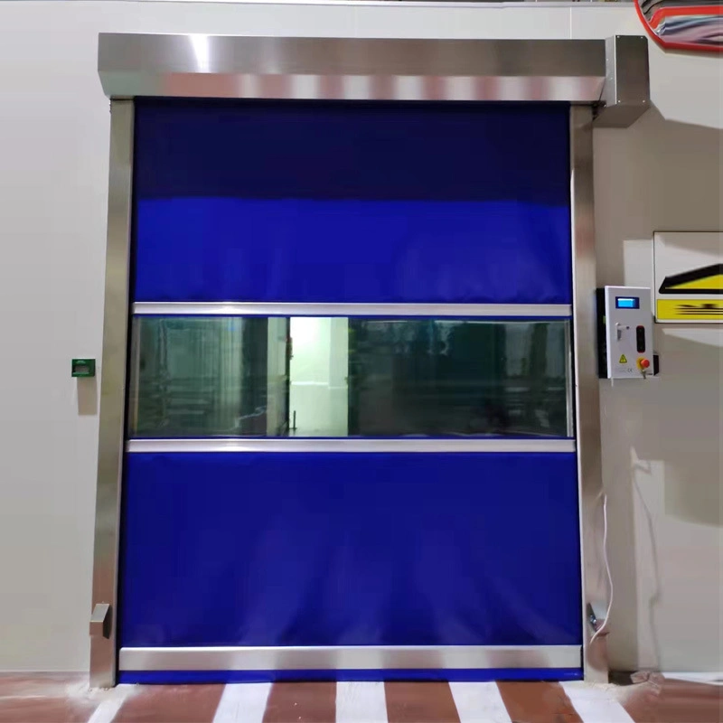 Industrial Automatic Plastic PVC Fast Rapid Roller Shutter Doors