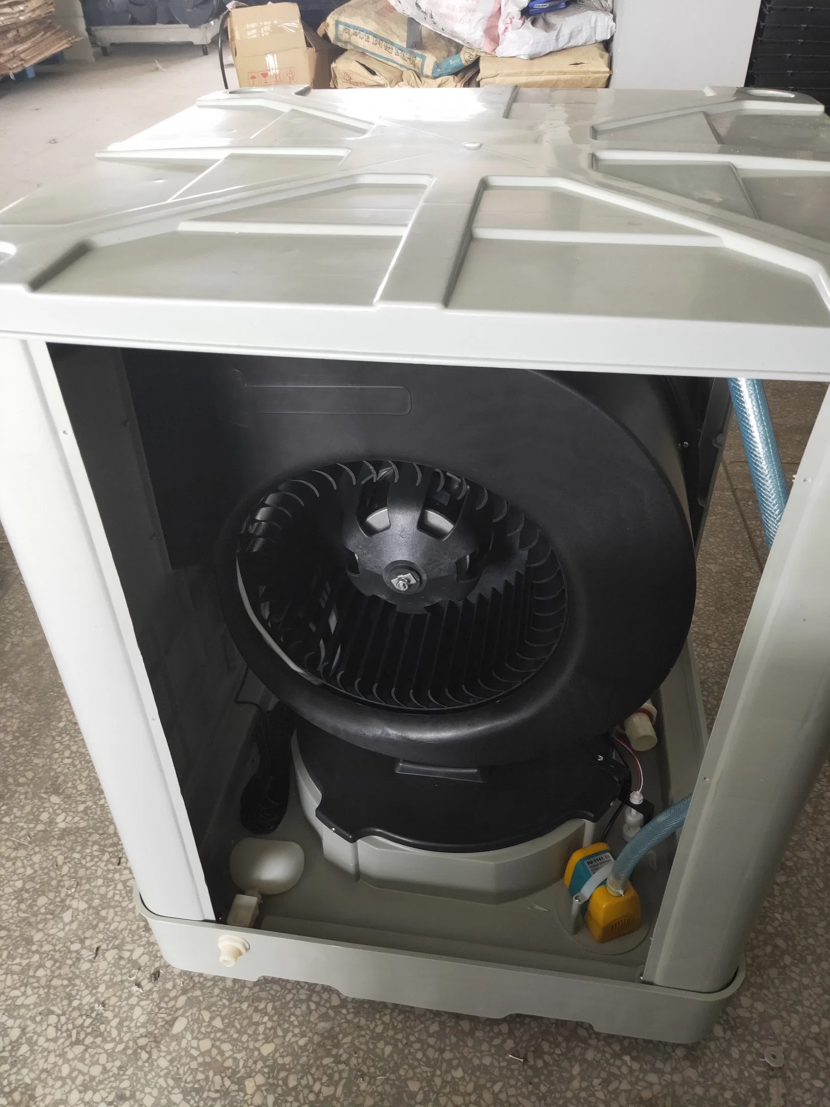 Centrífugas industriais móveis Refrigerador de Ar de evaporação de água com volume de fluxo de ar 22000