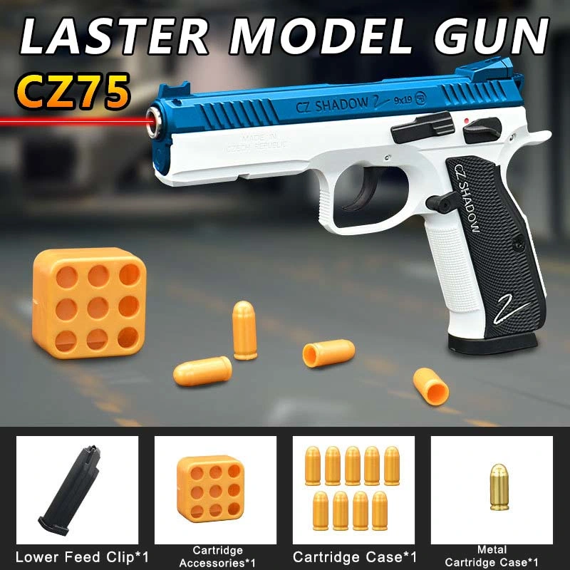 Shooting Blaster Bullet Ultra Model Shooter Rifle Laser Model Gun CZ75 Shell Ejection Shotgun