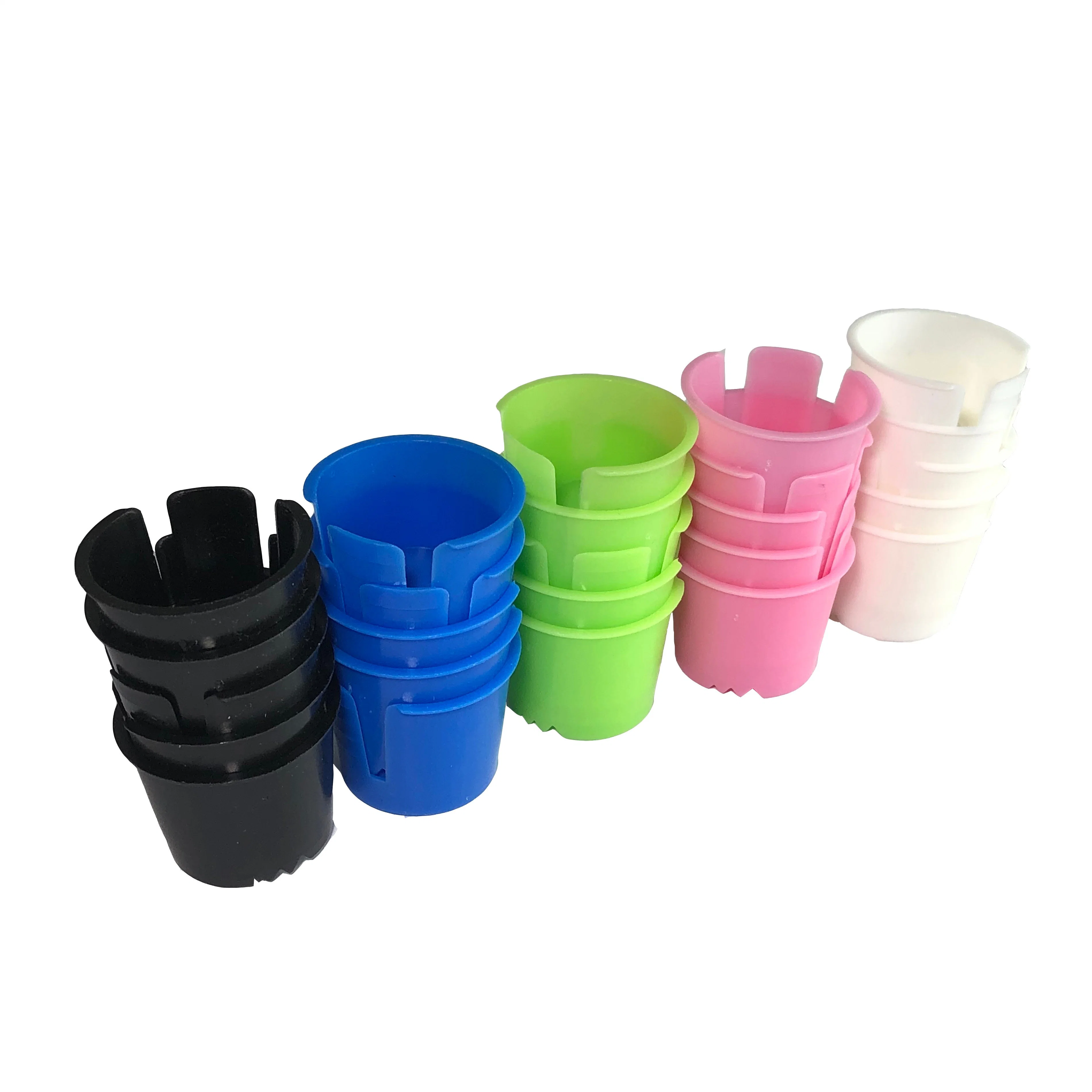 100pcs/Caja desechable Colorful plástico Dental mezcla Dappen taza de plato