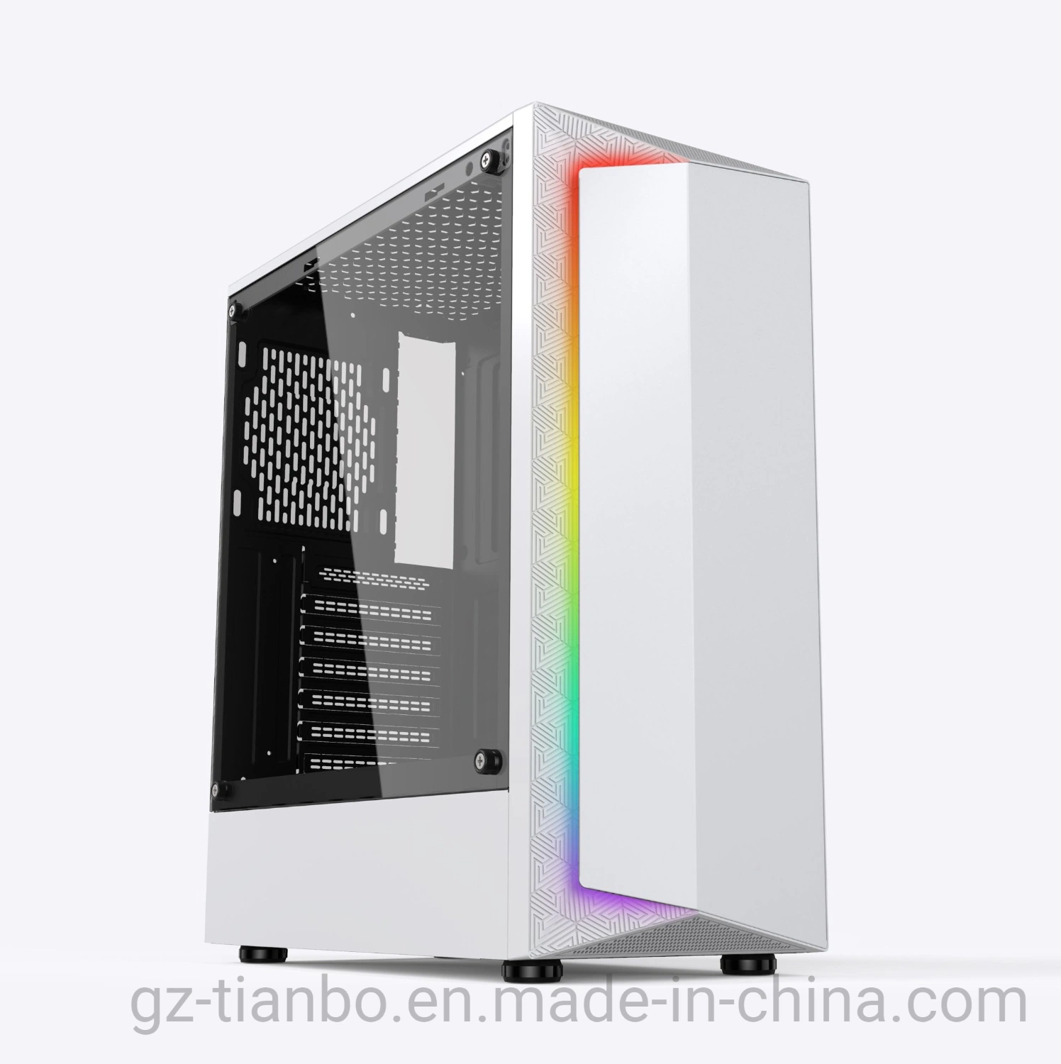 China Best Selling Hot Model RGB Fan ATX Desktop Computer Case for Gaming