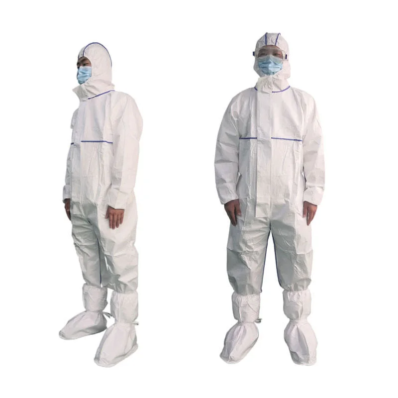 High quality/High cost performance CE Type 4, 5, 6 Disposable Coveralls Medical Protective Suit Coverall Protective Clothing