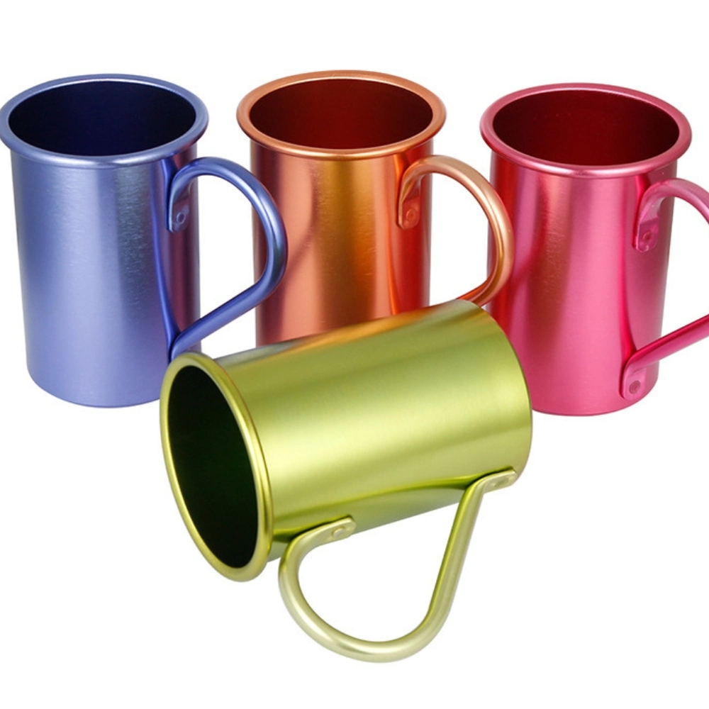 Travel Mug Colorful Aluminum Drinking Cups Set Camping Outdoor Home Drinking Ci24757