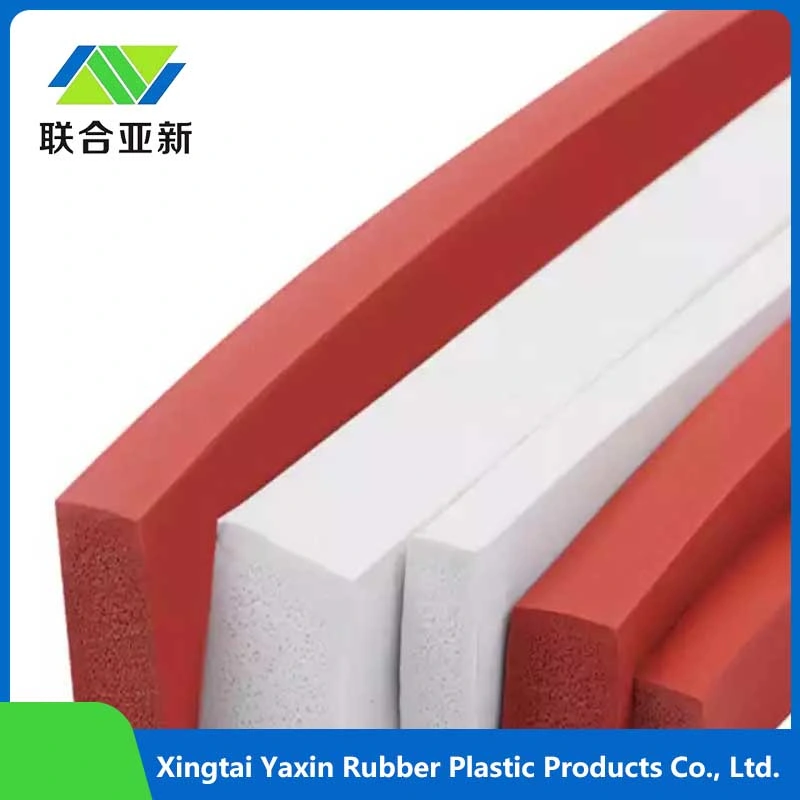 High Temperature Resistant Foam Silica Gel Customized Sealing Strip Mechanical Seal Strip