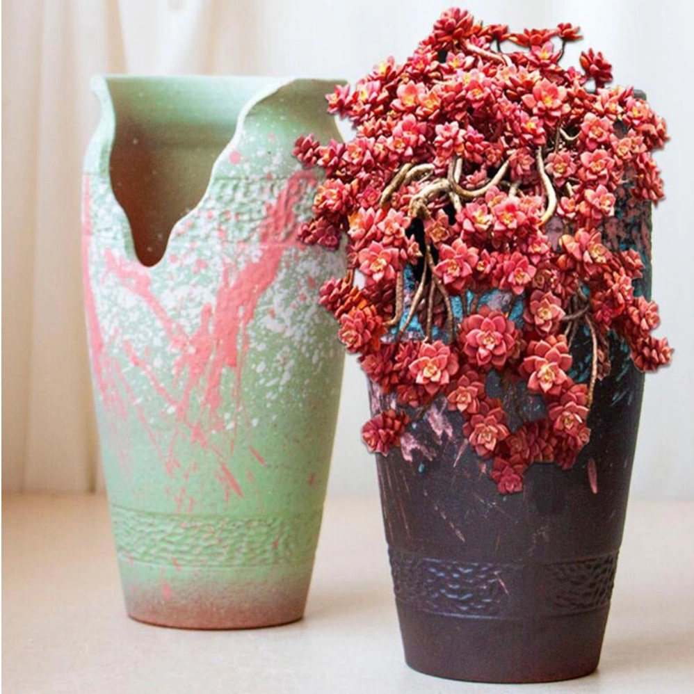 High Ceramics Flower Pot Plant Succulents Flower Pot Garden