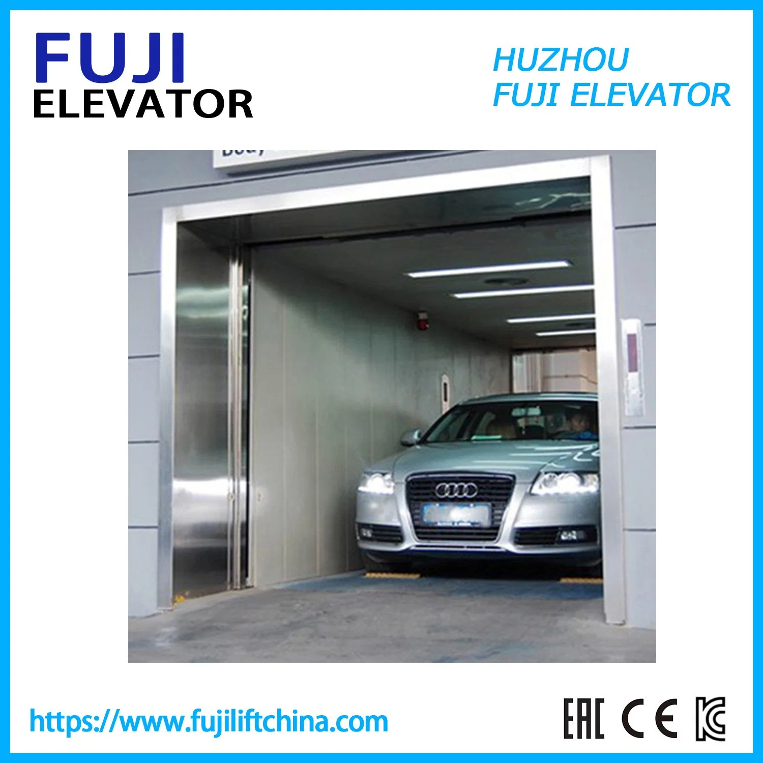 Hydraulic Crosssing Auto Home Freight Elevator Garage Car Goods Elevator Lift for Repair Shop