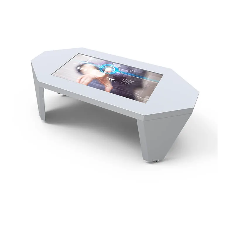 Cheap Price Smart Home Interactive Touch Screen Table for Coffee Shop Advertising Display Table