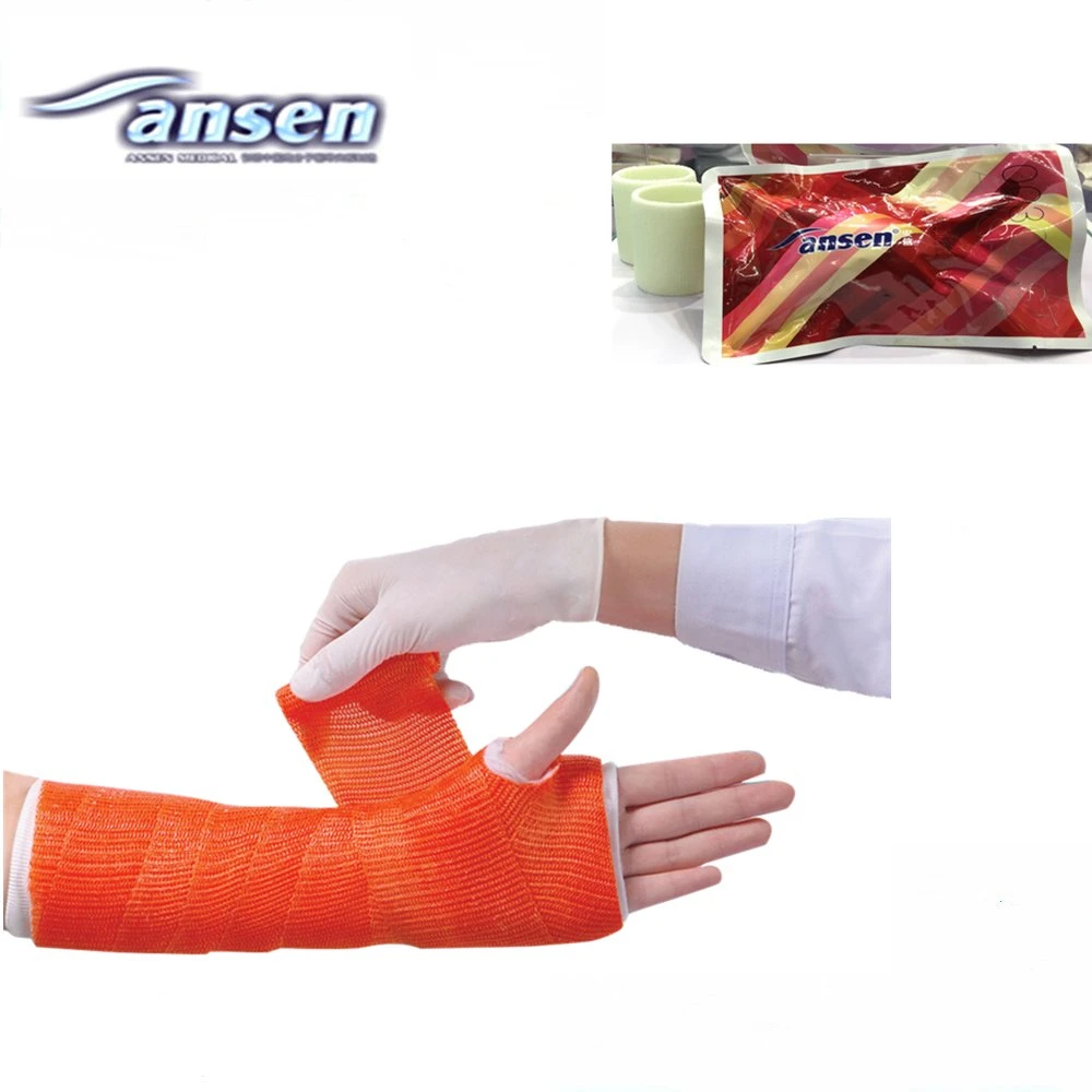 Wrist Arm Ankle Cast Cover Orthopedic Fiberglass Casting Tape Fiberglass Bandage Medical Supplies Medical Bandages