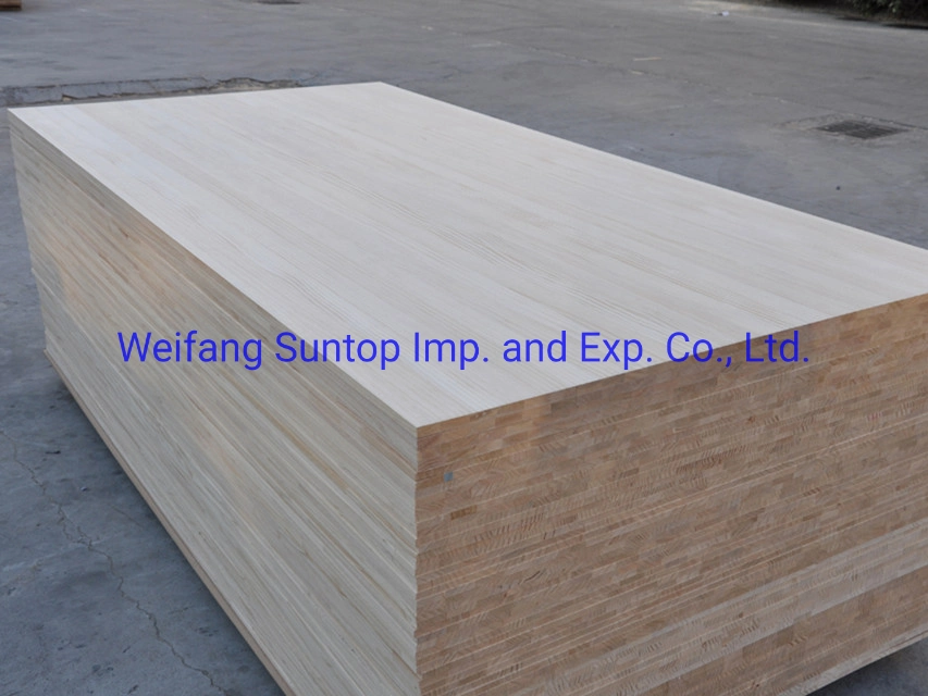 E0 Glue Pine Solid Wood Panels with FSC Jas Certificate for South Korea Japan Taiwan Market