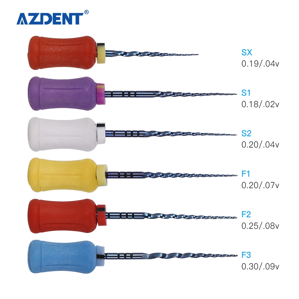 Azdent Dental Endodontic Niti Hand Use Heat Activated Rotary File Sx-F3