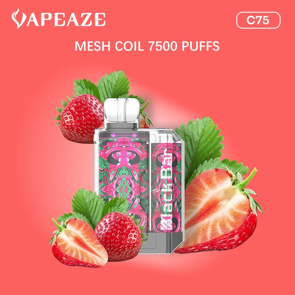 Newest High quality/High cost performance  E-Smoke Vape Pen Vaporizer 7500 Puffs Mixed Fruit Flavor Disposable/Chargeable Vaporizer