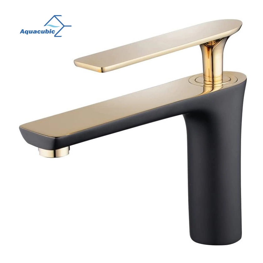 Modern Chromed Brass Bathroom Sink Basin Faucet (AF1142-6)