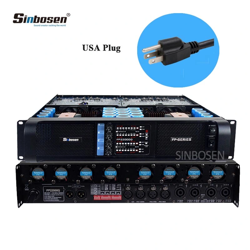 Professional Stage Fp22000q Amplifier DJ Equipment Power Fp22000q Amplifier for Subwoofer 2500W