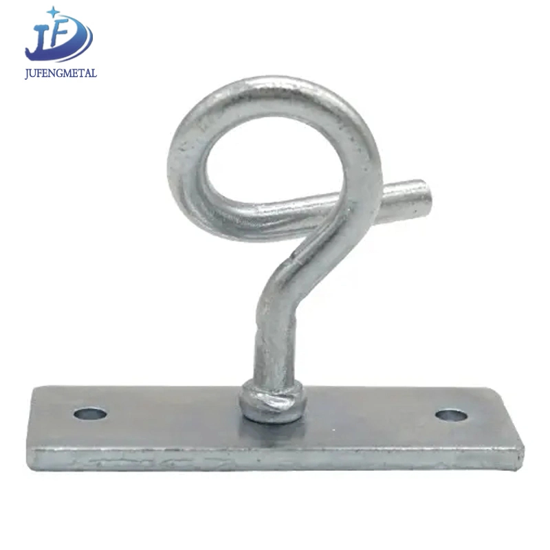 Galvanized Steel FTTH Drop Wire Pole Bracket Retractor Hook