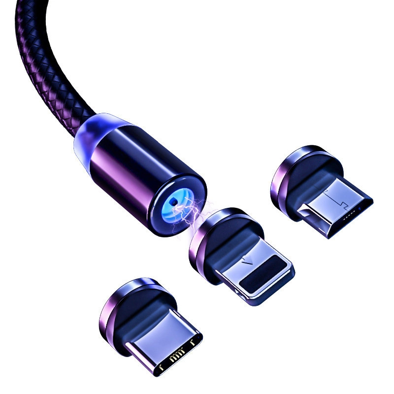 3ft/5ft/6ft/10ft Nylon Geflochtenes, Tangle-freies, farbenes Micro-USB-Ladekabel Mit Metal Connectors für Android
