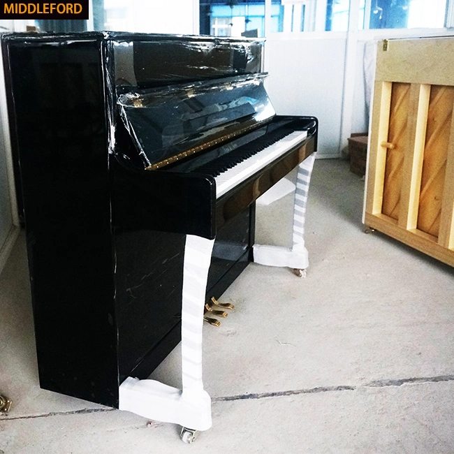 Instrumento musical Middleford clave 88 de color negro piano vertical hasta110cm.