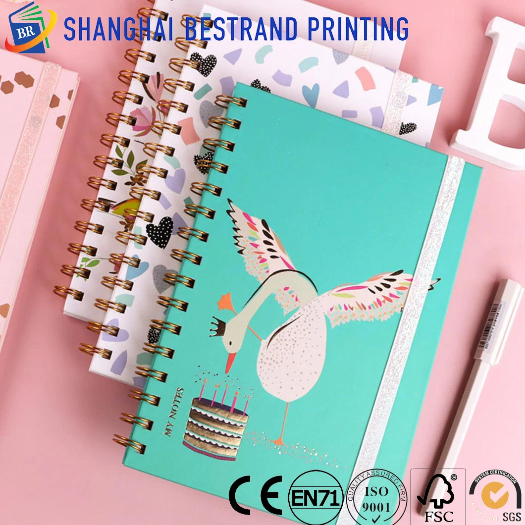 Wholesale/Supplier Custom Note Book Printing with Wire-O Binding