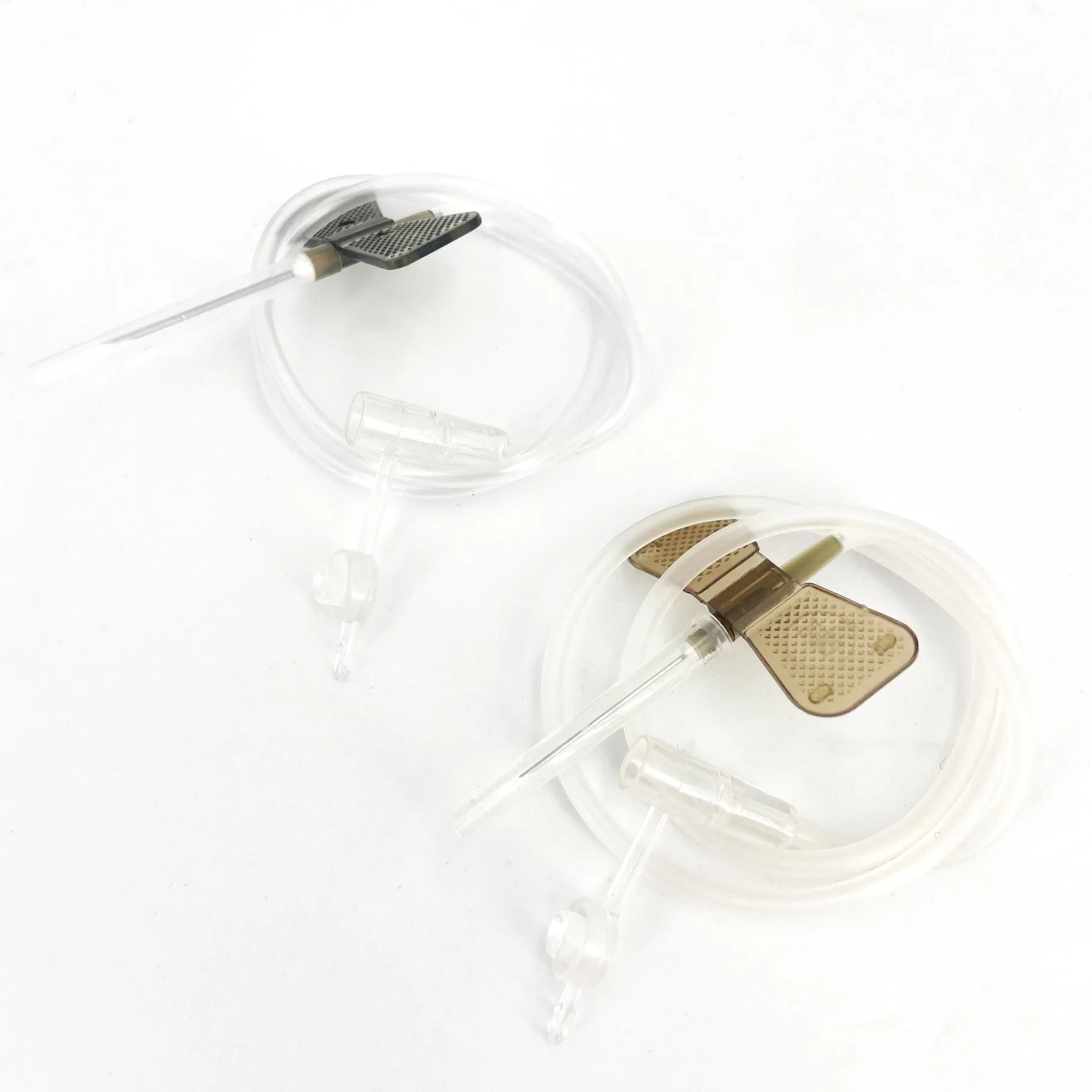 27g Disposable Hospital Butterfly Scalp Vein Set (luer lock) with Safety Shiled