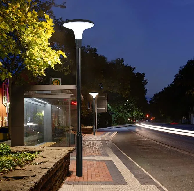 All in One Outdoor Garden LED Solar Street Light with Warm White Color