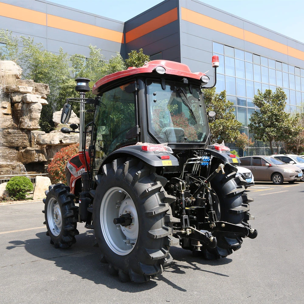 Prix d'usine bon marché 4X4 90 HP moteur 4 cylindres neuf Tracteurs à vendre