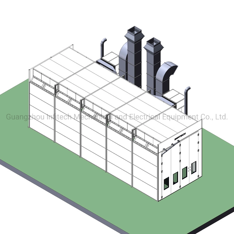 Downdraft CE Standard Spraying and Drying Room for Bus