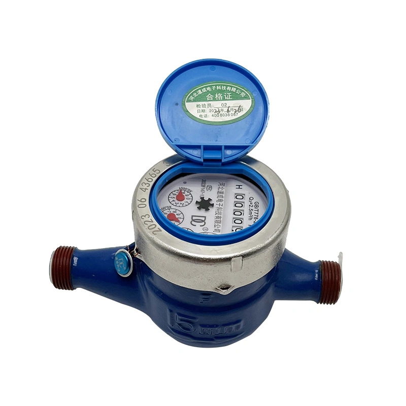 Domestic Mechanical Water Meter B Grade with Cast Iron Body