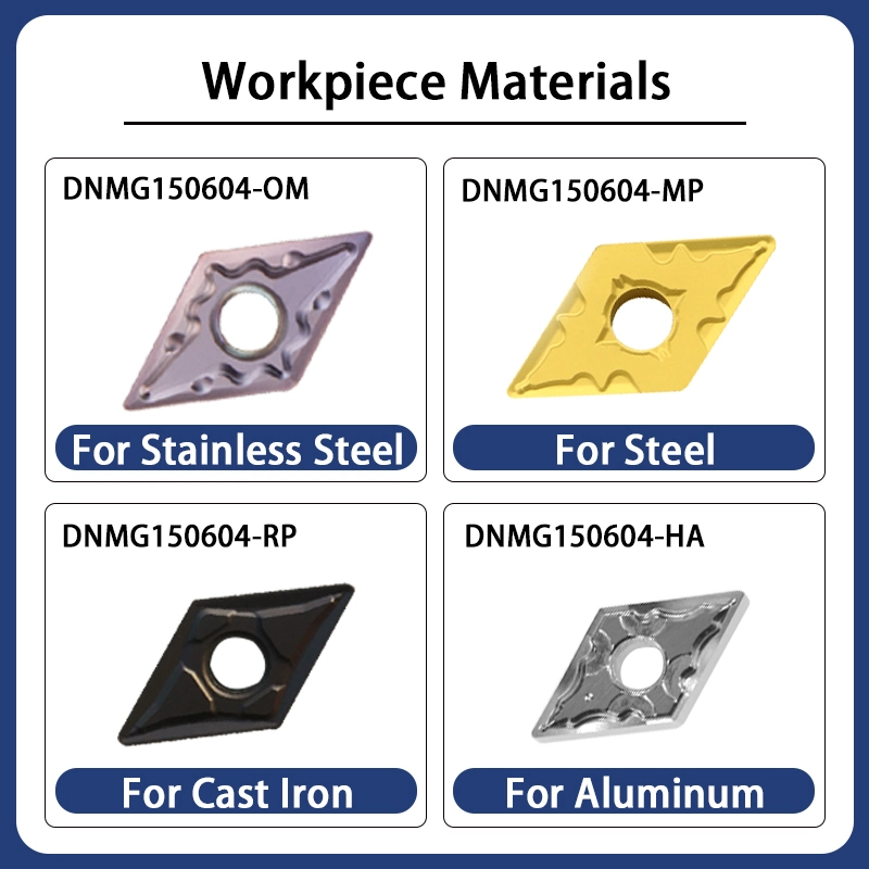 Tungsten Carbide CNC High quality/High cost performance Turning Thread Milling Inserts Dnmg 150608