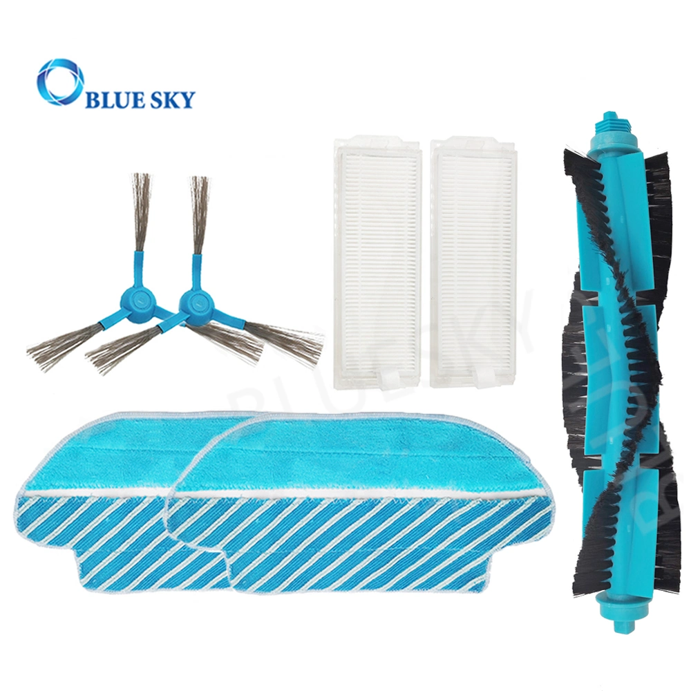 Customized Blue Mop Pads Compatible with for Conga 3290 3490 3690 Robot Vacuum Cleaner Mop Cloth Parts