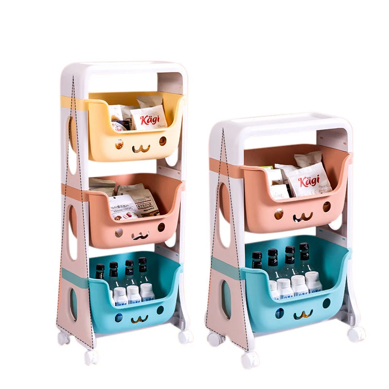 Custom Plastic Kids Furniture Book Shelf Baby Chest Corner Cupboard Rack Drawer Toys Storage Bookshelf Children Cabinets