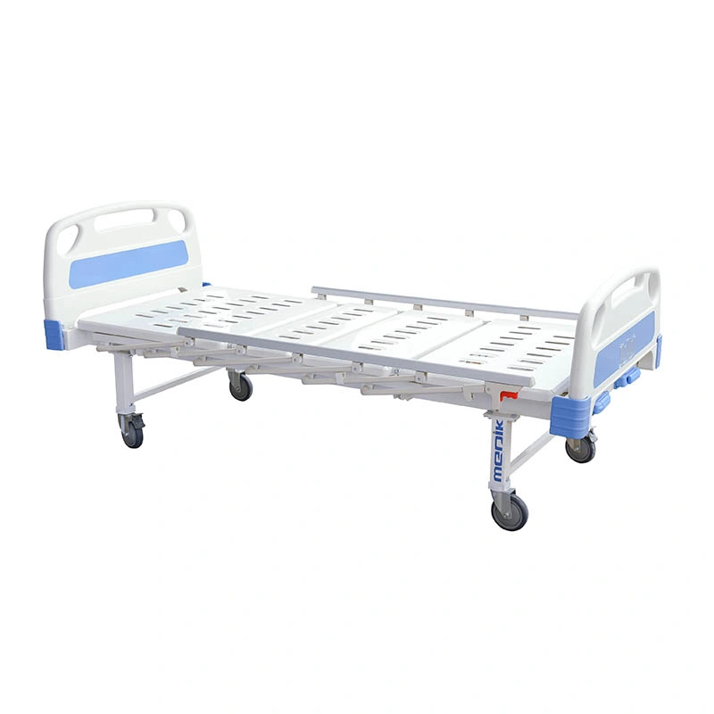 Ya-M2-3 Clinic Two Crank 2 Function Mobile Adjustable Manual Hospital Furniture Medical Bed for Patient