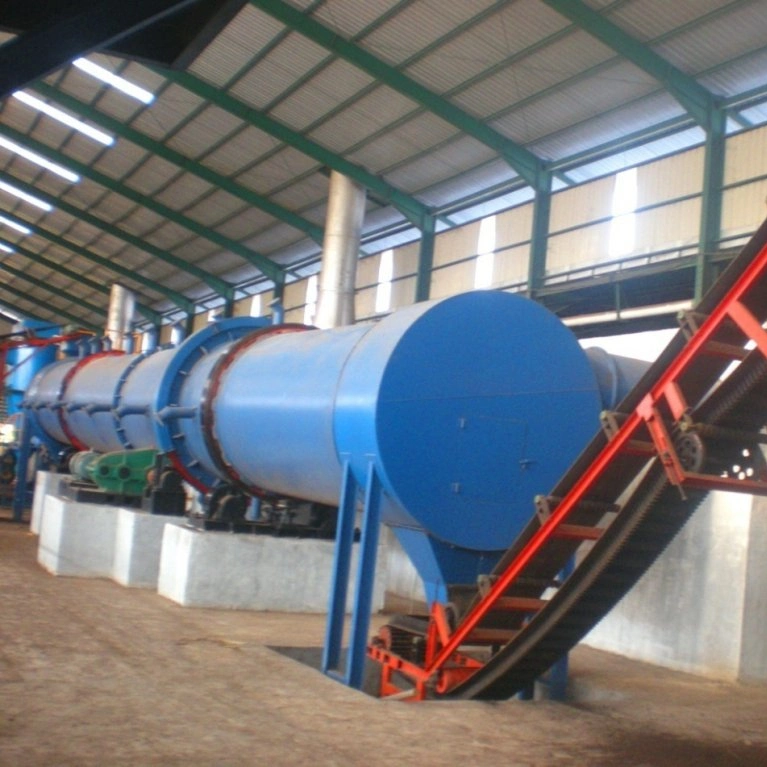 Temperature Rotary Fertilizer Cattle Poultrydung Dung Dryer Biomass Rotary Dryer Machine