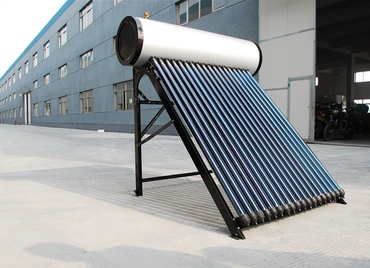 Heat Pipe Pressurized Solar Geyser Heater Without Water Inside Tubes