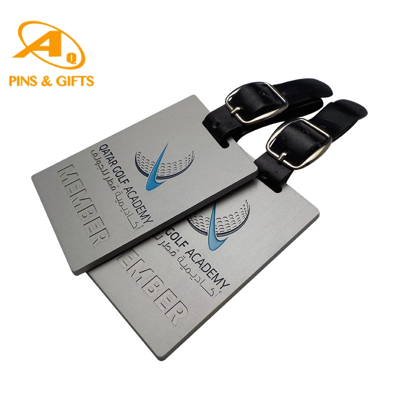 Manufacturer Customized Design Logo Plastic/Soft PVC Luggage Tag for Name Luggage Holder Golf Accessories Metal Bag Tag